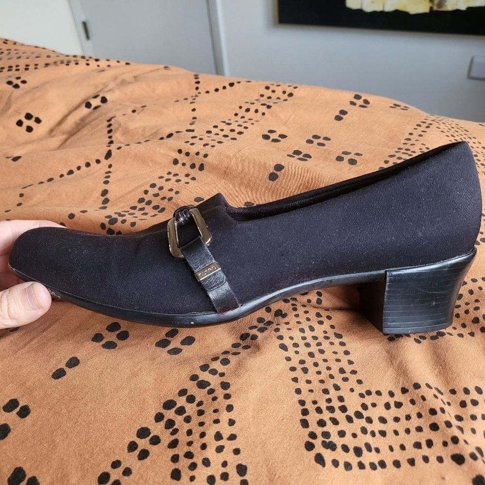EUC Munro American Cindi Block Heel Comfort Pump Women 7.5 black - Picture 4 of 12